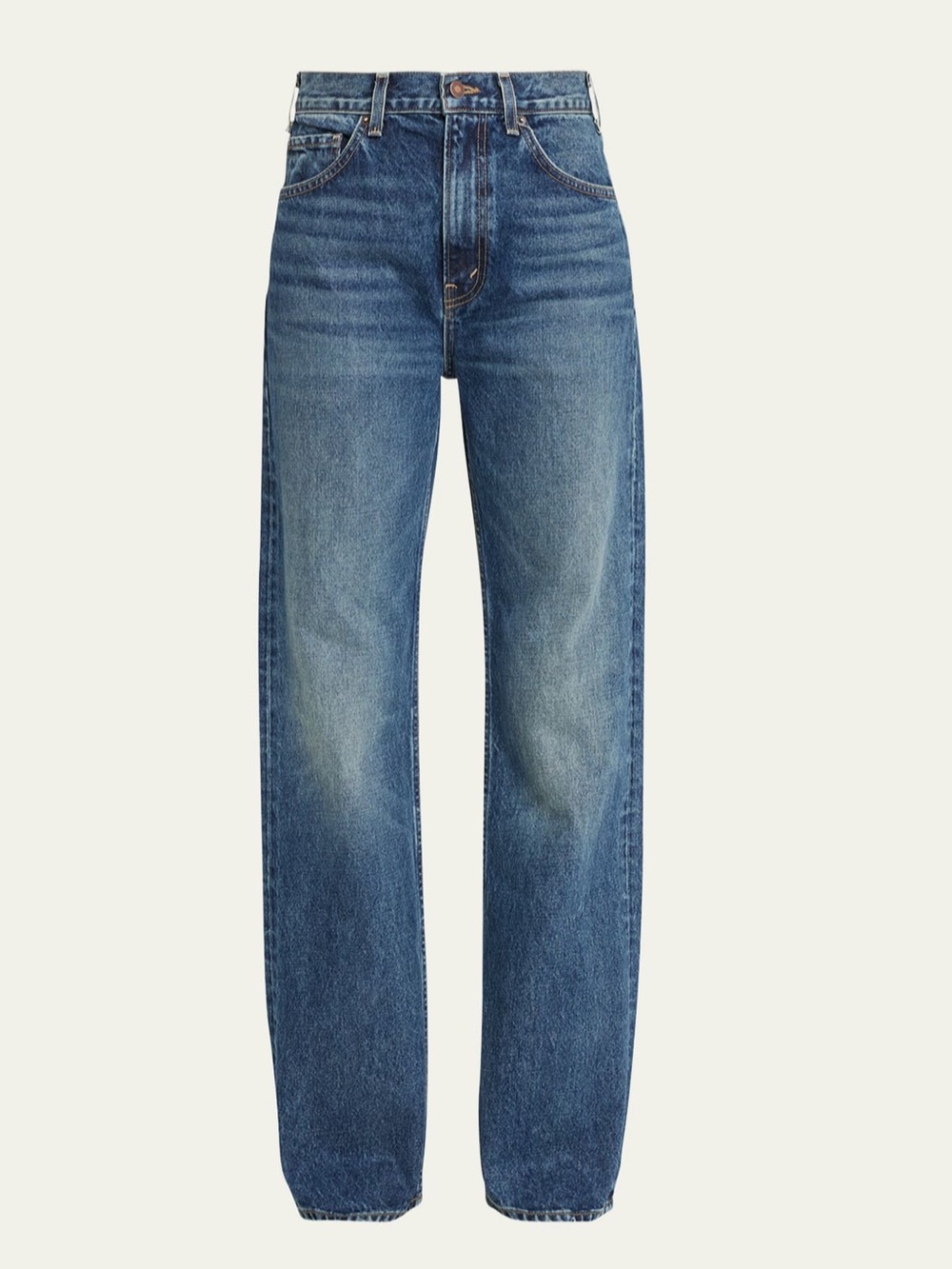 Nili Lotan Women's Straight Leg Jeans - Blue Denim